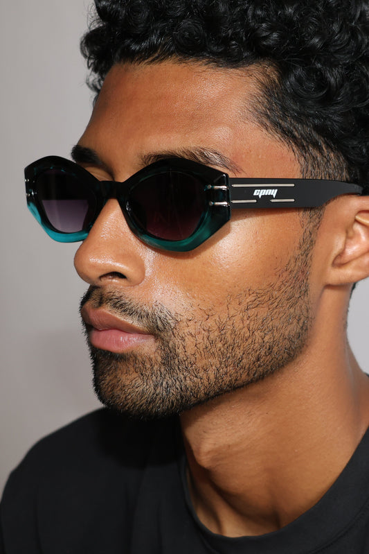 Turq/Black Sunglasses